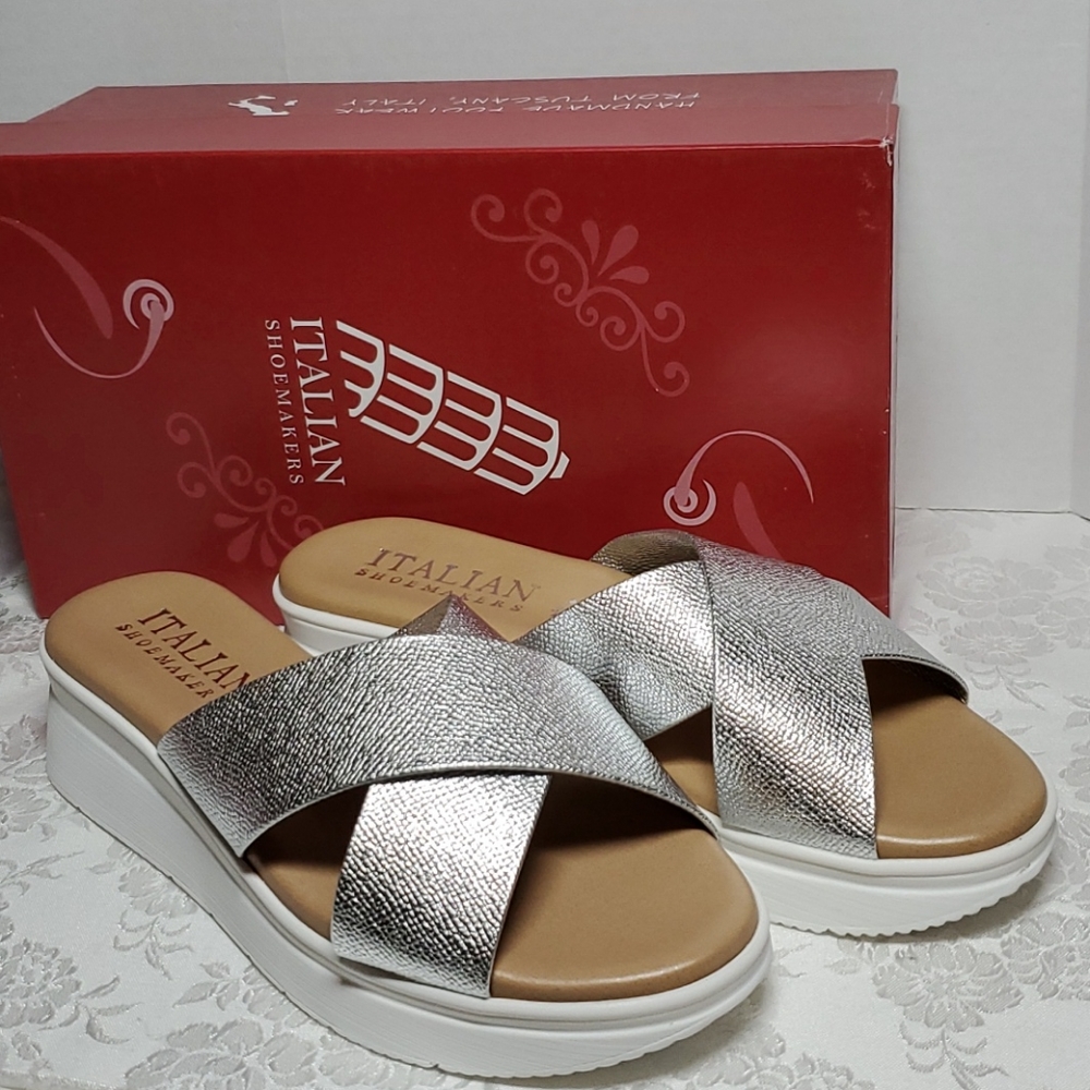 Italian Shoemakers Eclipse Sandals, sz 8